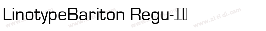 LinotypeBariton Regu字体转换